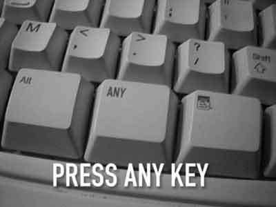 Press any key
